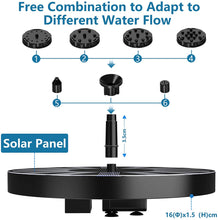 Load image into Gallery viewer, Sully Supply 2022 1.5W Mini Solar Water Fountain