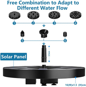 Sully Supply 2022 1.5W Mini Solar Water Fountain