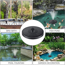 Load image into Gallery viewer, Sully Supply Co. 2023 2.2W Solar Water Fountain Pump