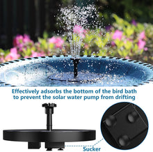 Load image into Gallery viewer, Sully Supply 2022 1.5W Mini Solar Water Fountain